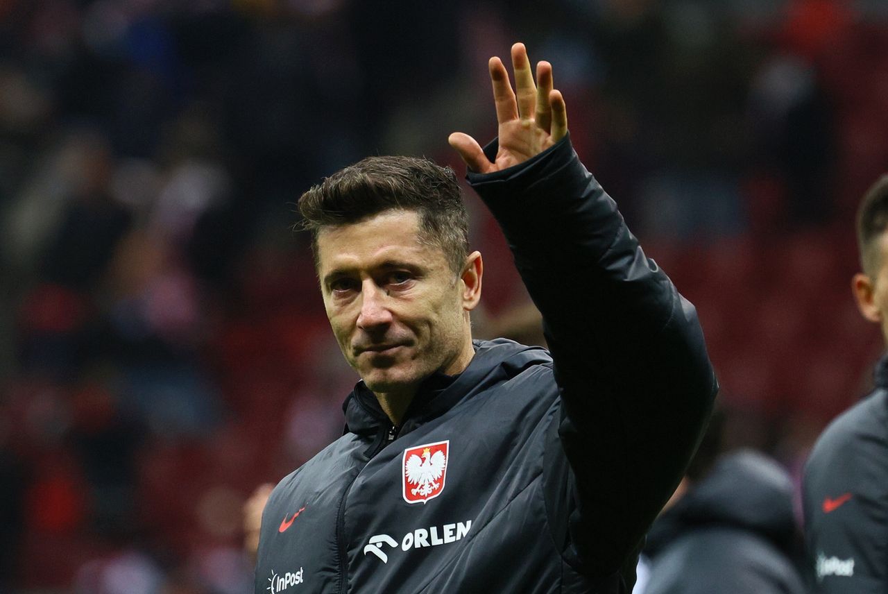 Lewandowski mocno się wzruszył. Wymowne obrazki po meczu