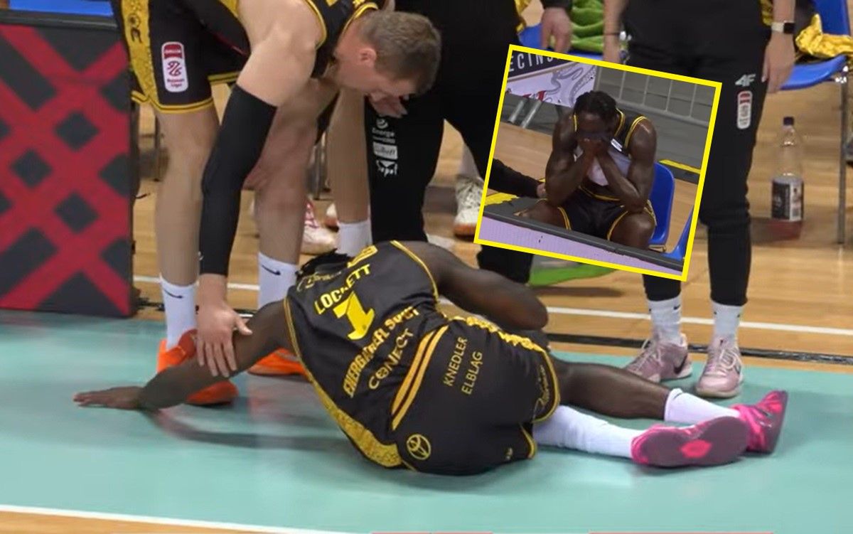 Te obrazki mówią wszystko. Zawodnik czeka na wyrok?