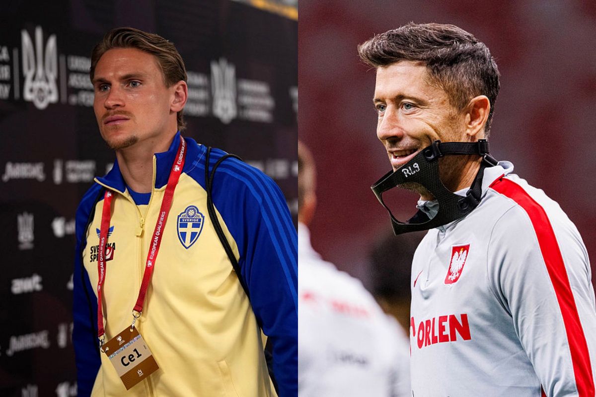 Lewandowski wbił jego drużynie trzy gole. Szwed zaśmiał się po pytaniu o ten mecz