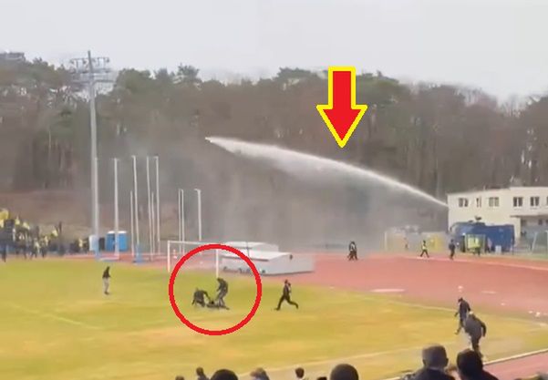 Skandal w Świnoujściu. Pseudokibice przerwali mecz