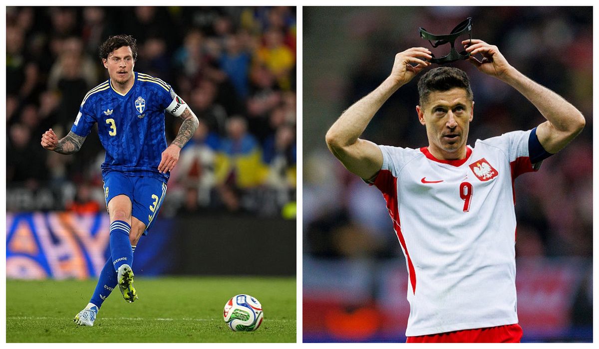 "Musimy mieć go na oku". Kapitan Szwedów wychwala Lewandowskiego