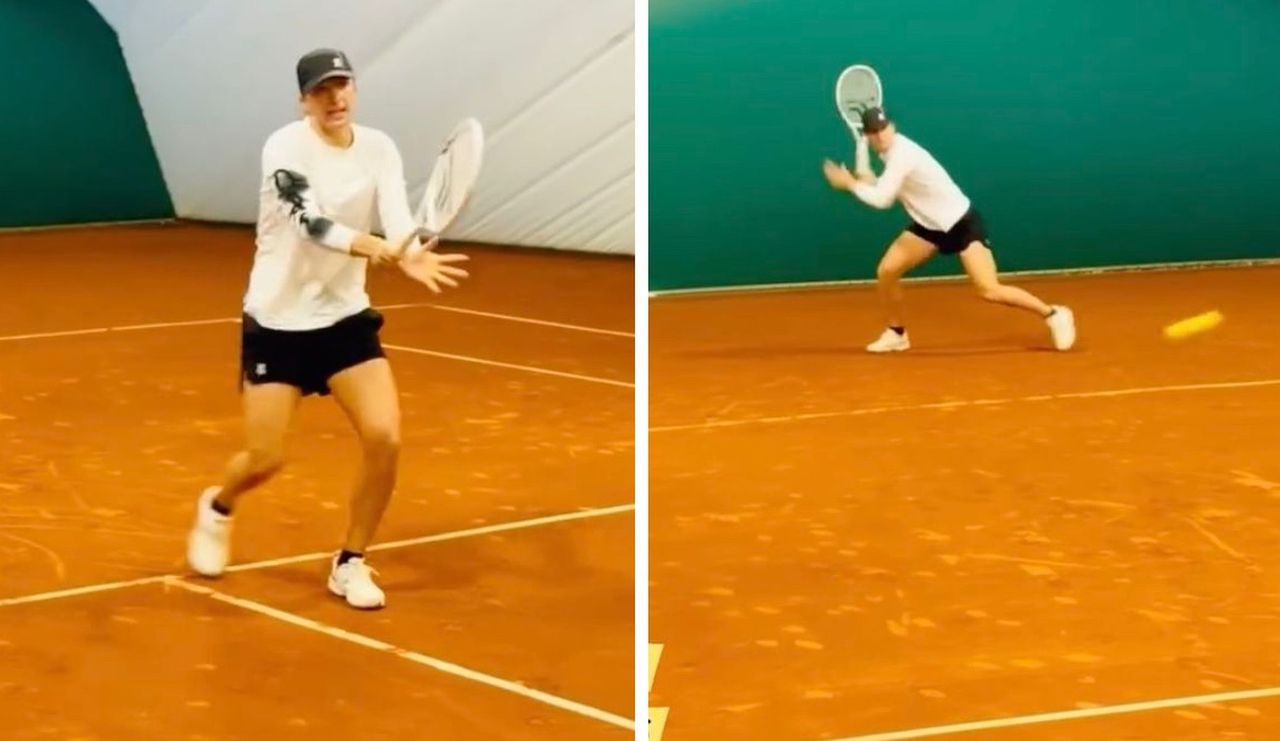 Nagranie trafiło do sieci. Tak formę szlifuje Iga Świątek