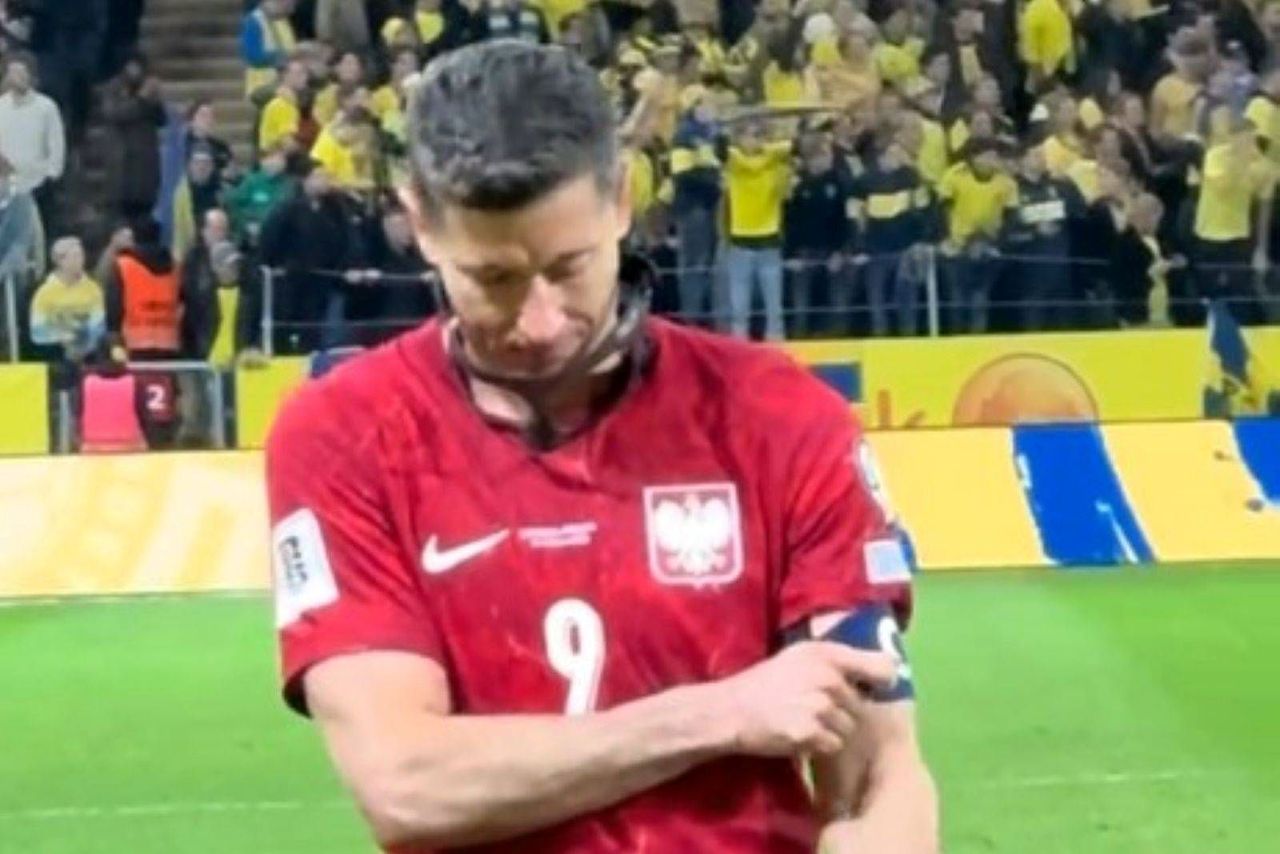 Wymowny apel kibica reprezentacji do Lewandowskiego. Tuż po meczu ze Szwecją