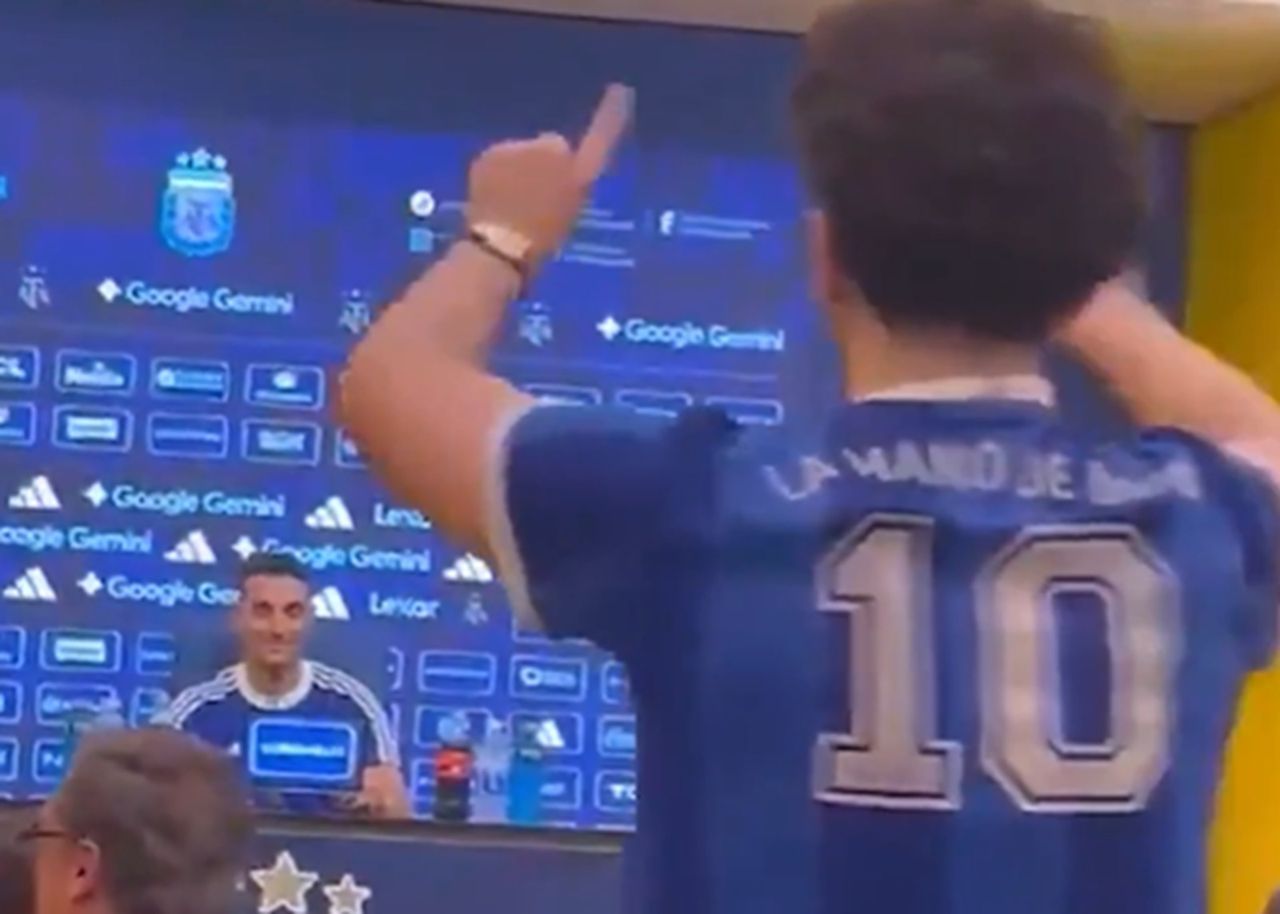 Intruz przerwał konferencję Argentyny. Wysłał ostrzeżenie selekcjonerowi [WIDEO]