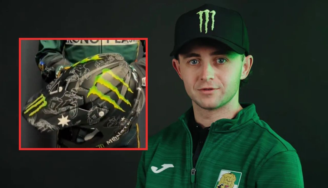 Żużel. "To naprawdę wyjątkowe". Ten kask zaprojektował mu kilkuletni syn