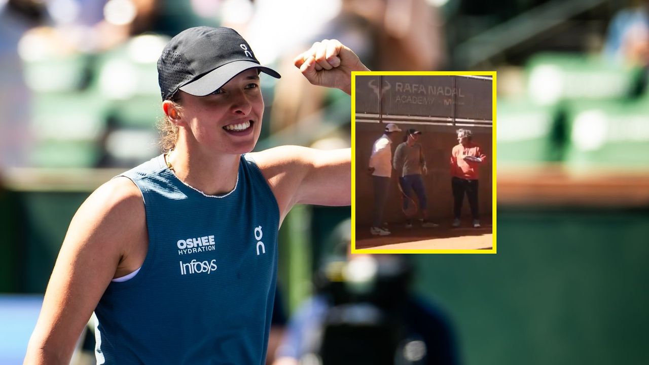 "To nie był tylko trening". Akademia Nadala pokazała nagrania ze Świątek