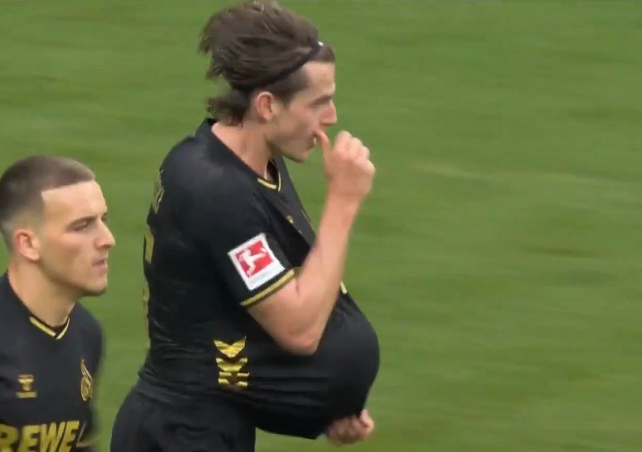 Strzelił gola, a potem wykonał ten gest. Reprezentant Polski przekazał radosne wieści