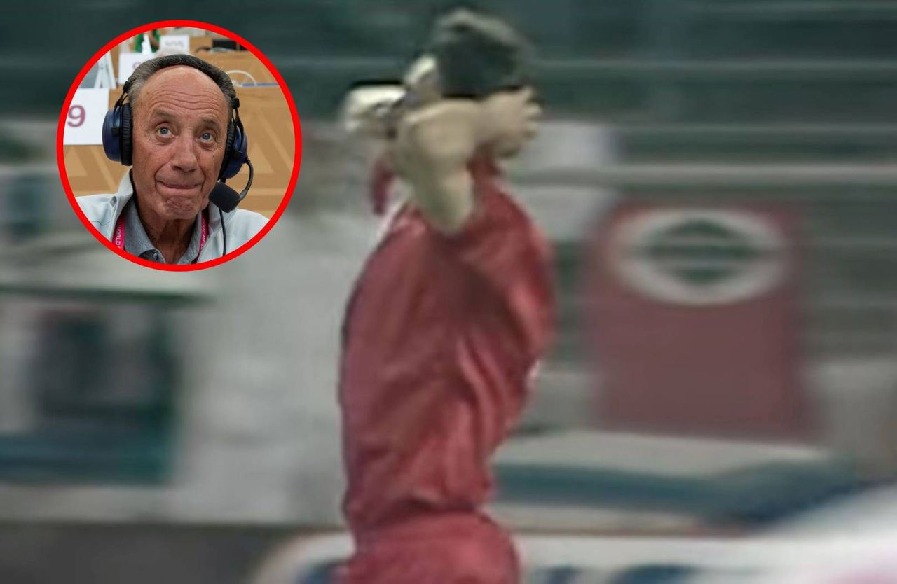 Szpakowski krzyknął "Aj, Jezus Maria". Po jego pudle. Tak na to reaguje