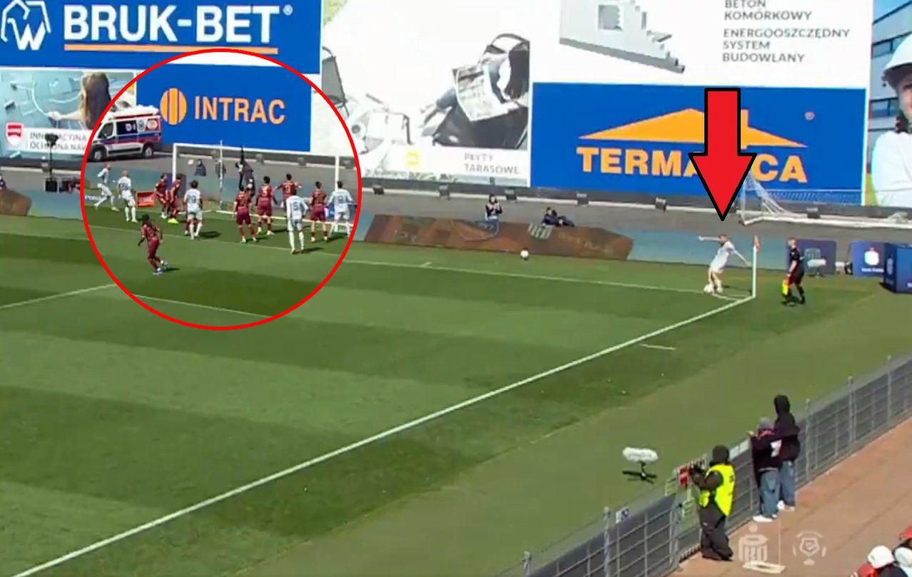 Szok w Niecieczy. Gol bezpośrednio z rzutu rożnego
