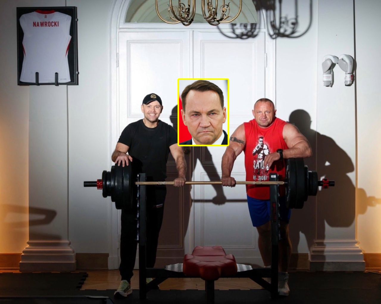 Trening Pudzianowskiego z Nawrockim. Sikorski zabrał głos