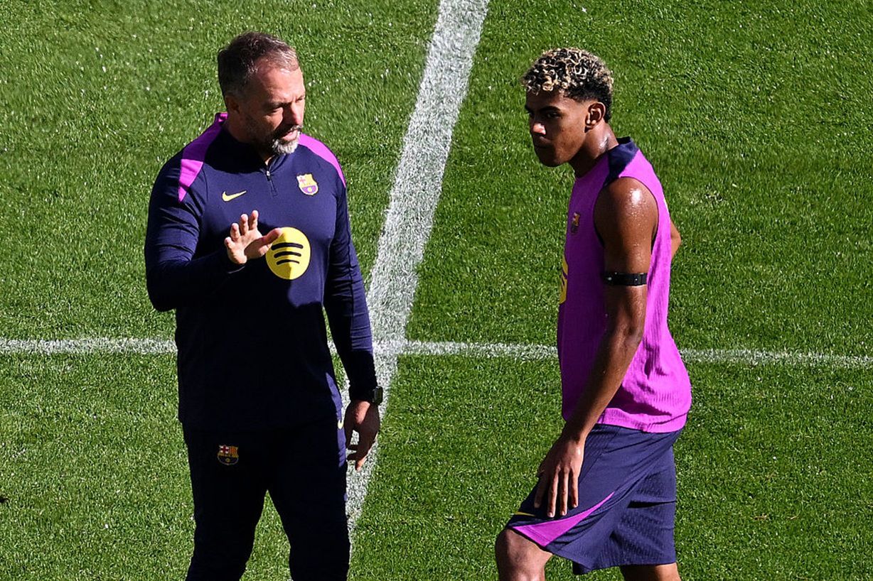 Flick stanął w obronie Yamala. Zdradził, co powiedział gwiazdorowi Barcelony