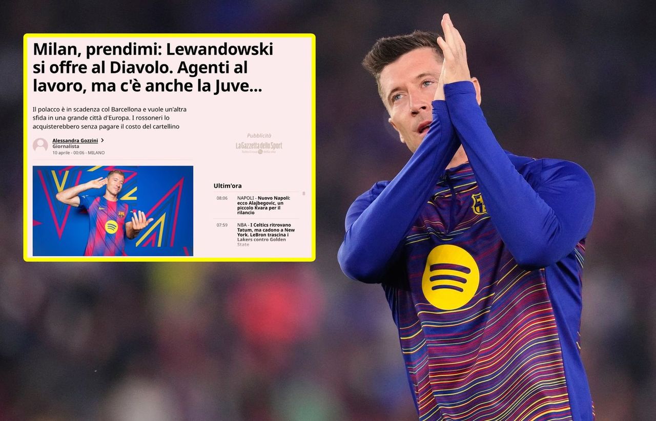 Włosi od rana piszą o Lewandowskim. "Pragnie"