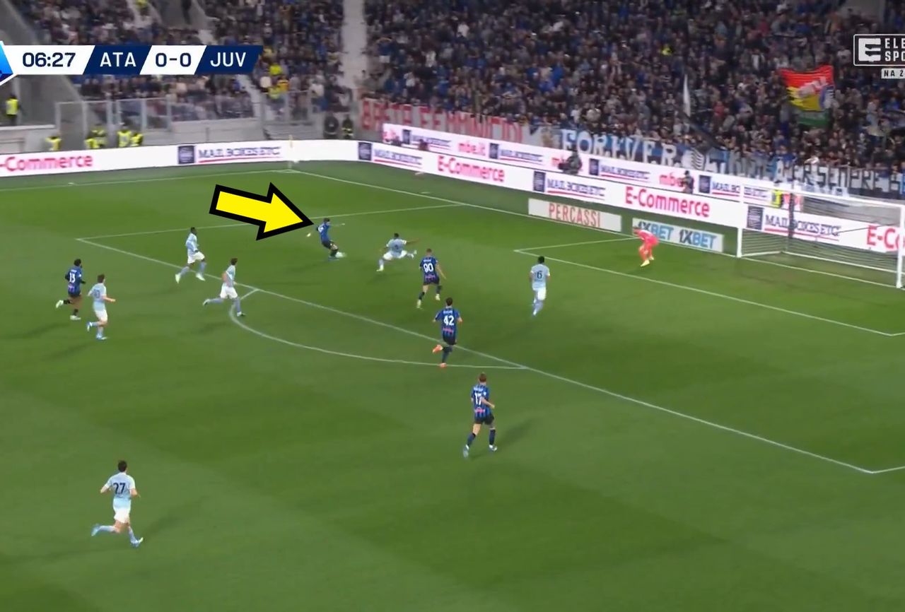 Zalewski centymetry od gola. Mógł zaskoczyć Juventus już w 7. minucie