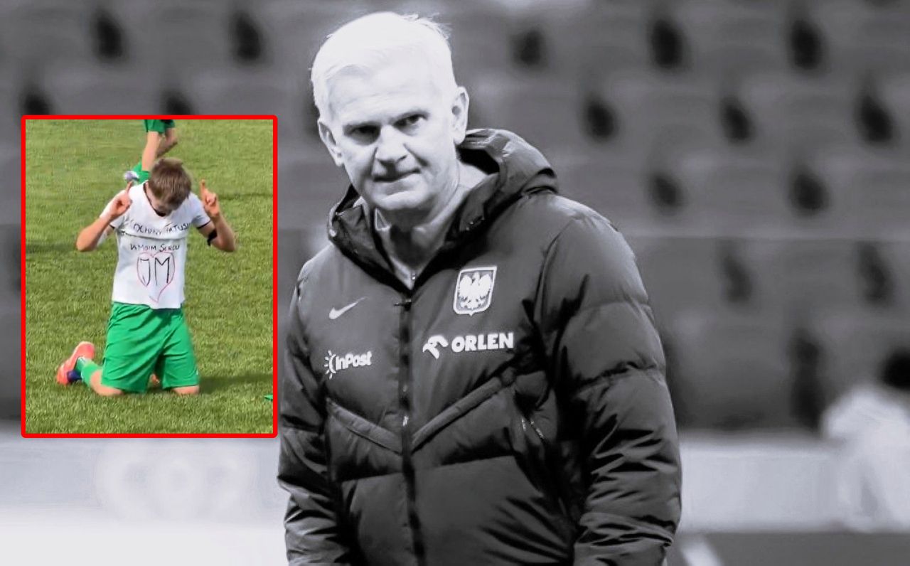 Syn Magiery strzelił gola i oddał hołd ojcu. Przejmująca chwila na boisku