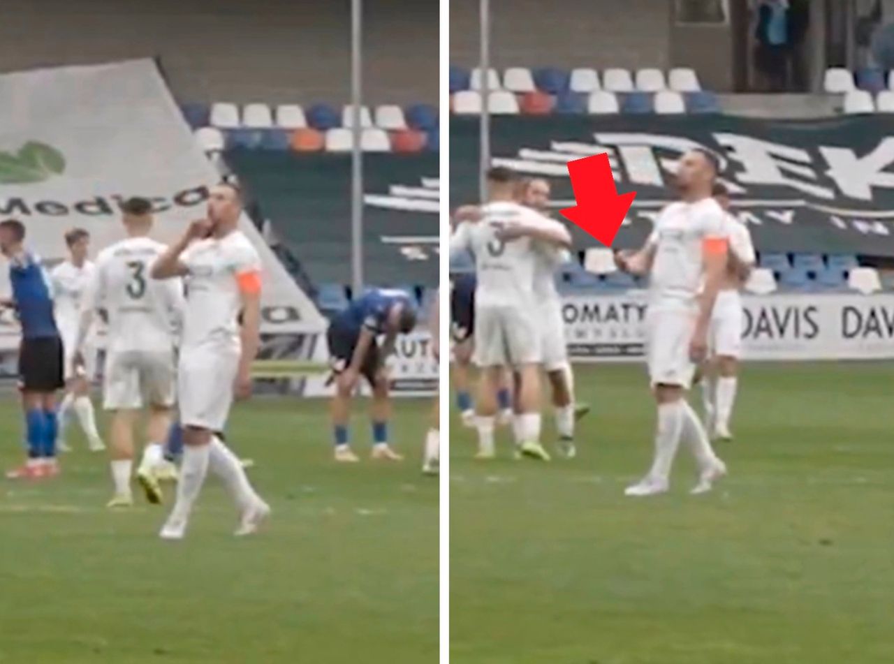 Skandal po derbach w Polsce. Obsceniczny gest kapitana