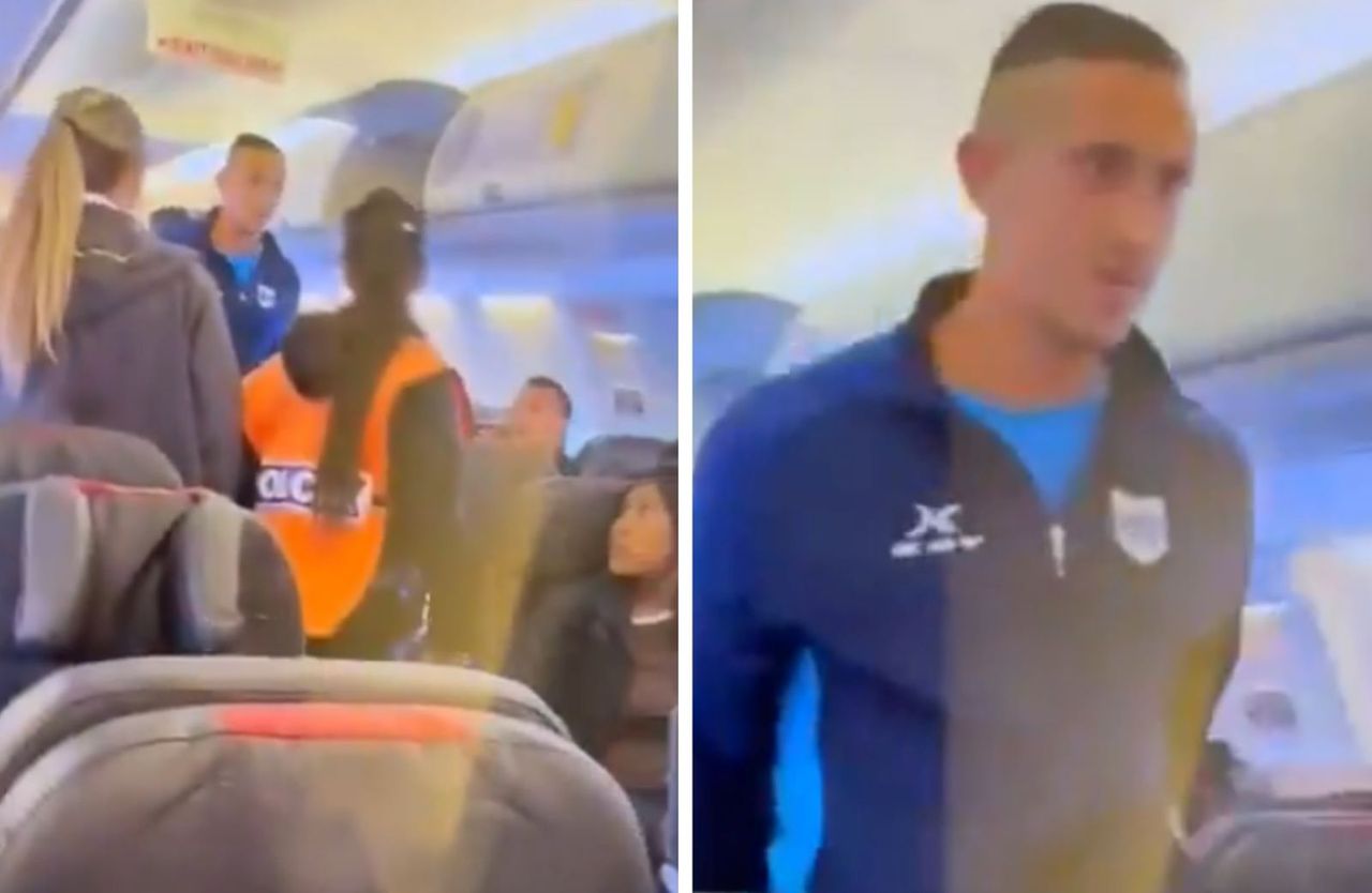 Szalone sceny w samolocie. Wiadomo, kim jest aresztowany pasażer
