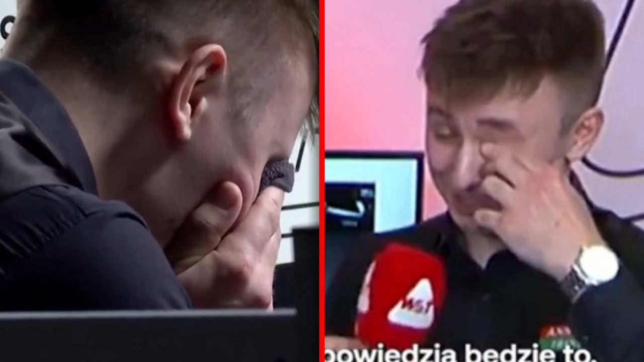 Miał łzy w oczach. Tak zareagował na historyczny sukces