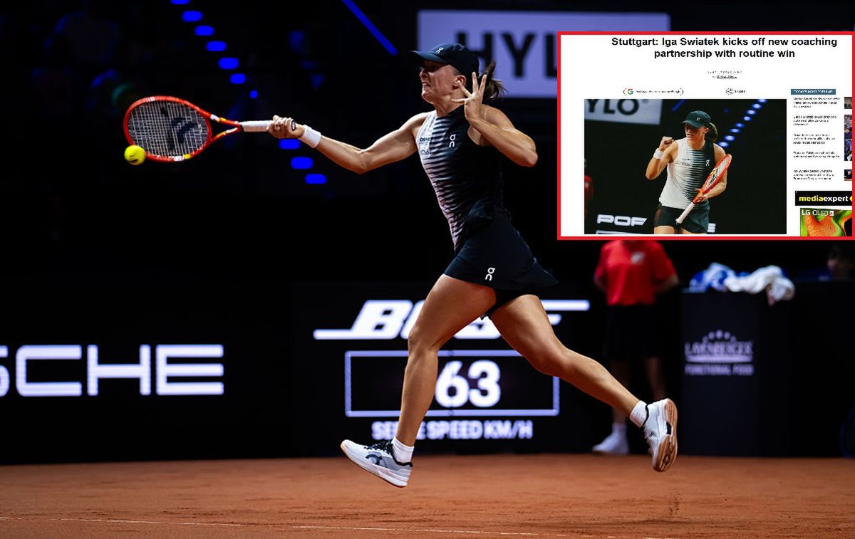 "Świątek za silna". Media komentują powrót Polki