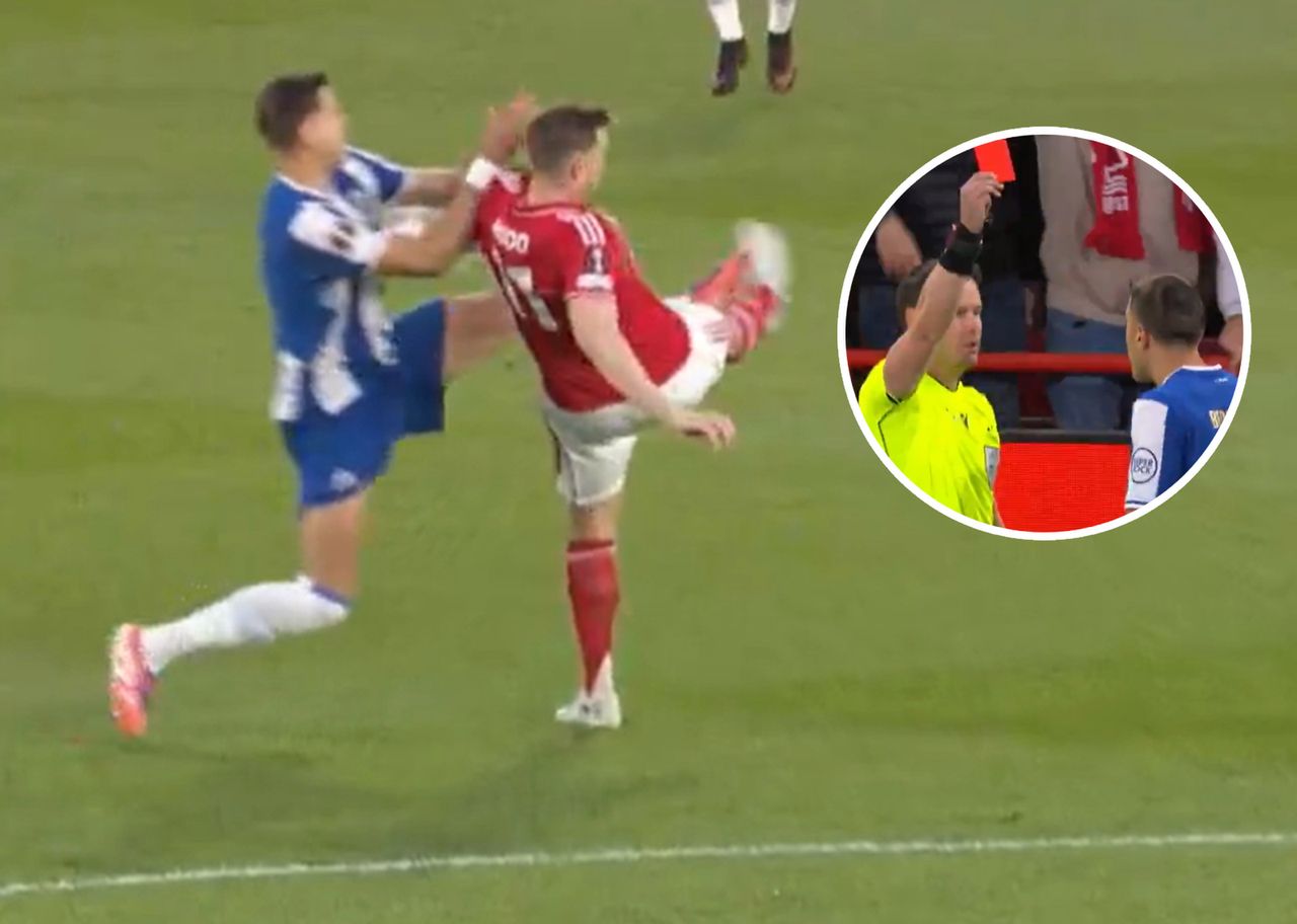 Brutalny atak Bednarka. Polak wyleciał z boiska już w 8. minucie! [WIDEO]