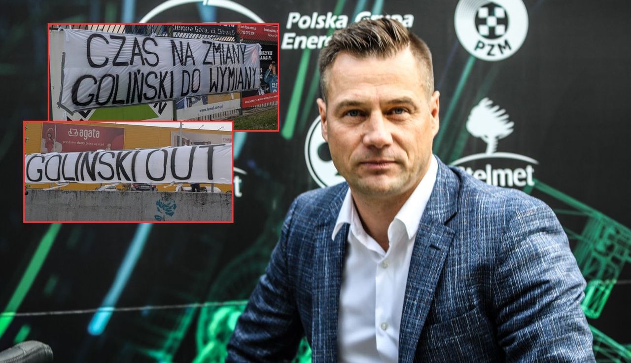 Kibice rozwiesili banery w całym mieście i chcą jego dymisji. "Nie mogę łamać prawa"