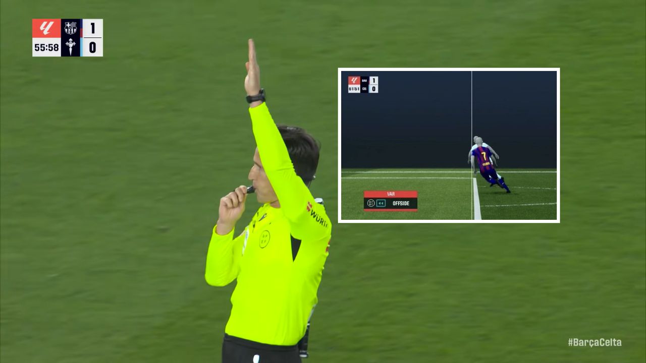 Decydowały milimetry. Dlatego nie uznano gola dla Barcy