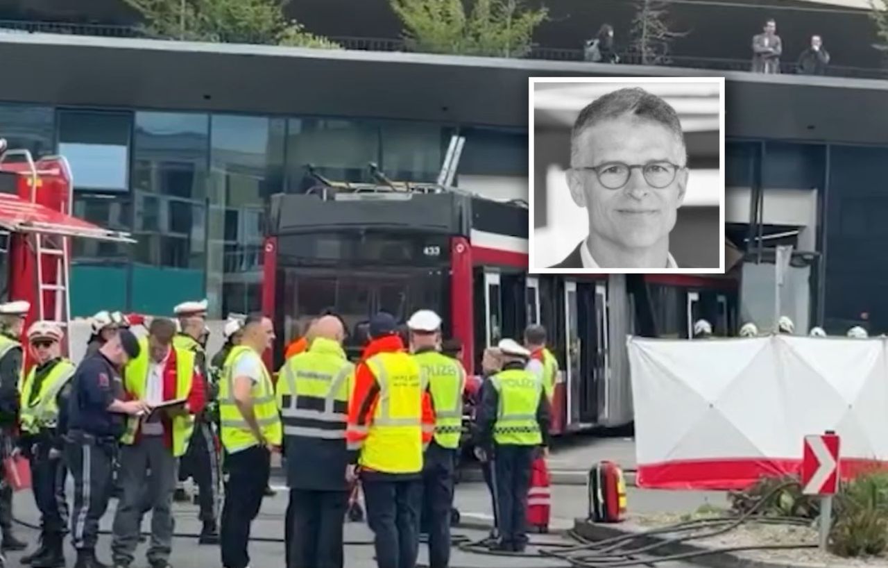 Trolejbus wjechał w supermarket. Tragiczna śmierć olimpijczyka