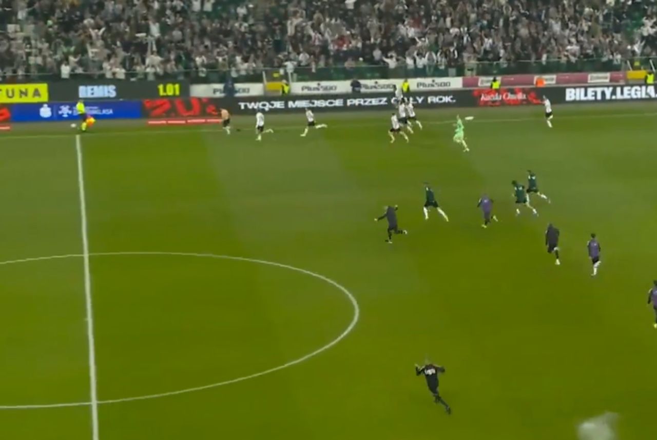 Legia świętowała wygraną z Widzewem - szalone sceny!