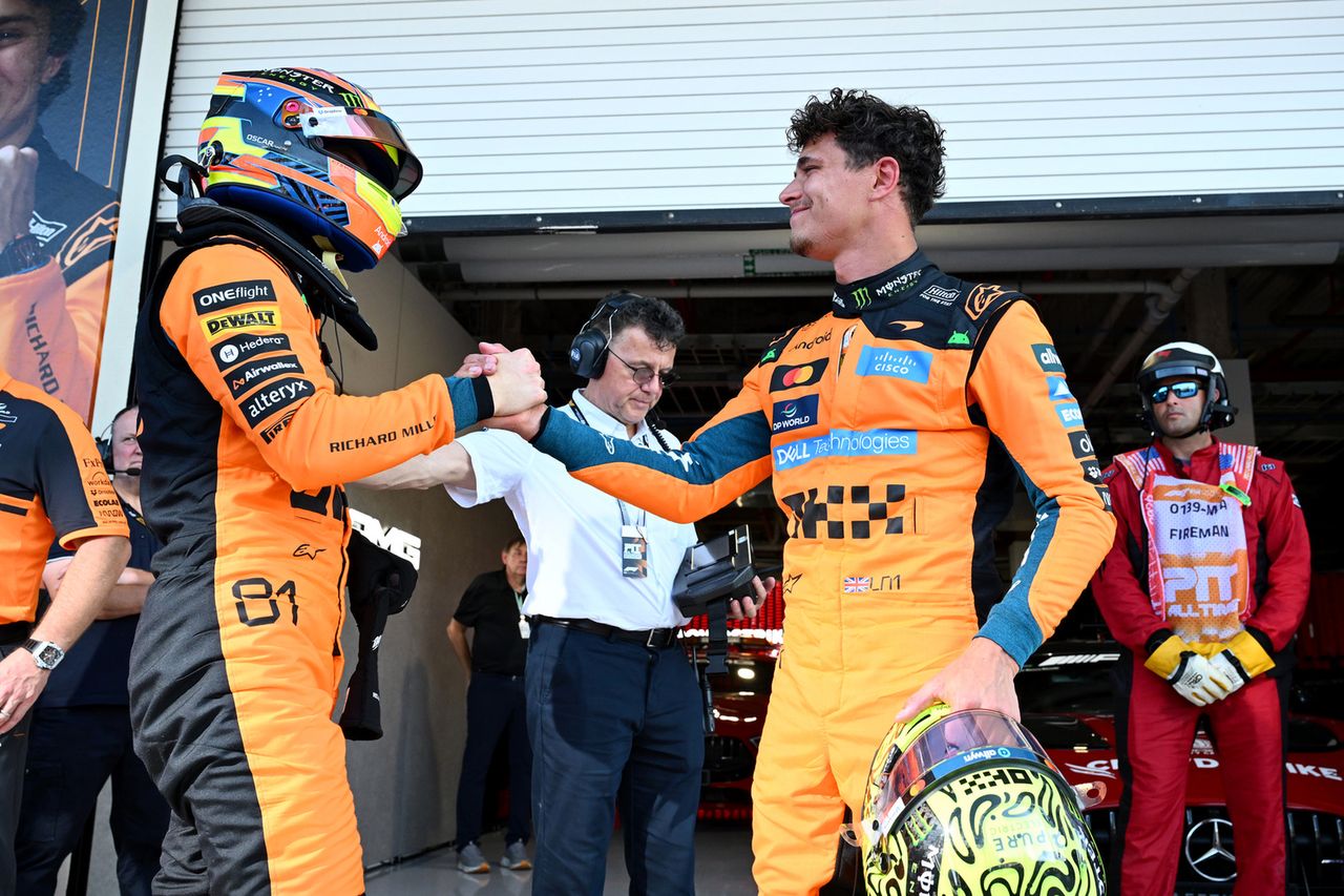 McLaren rozbija hegemonię Mercedesa: dublet Norrisa i Piastriego w sprincie GP Miami