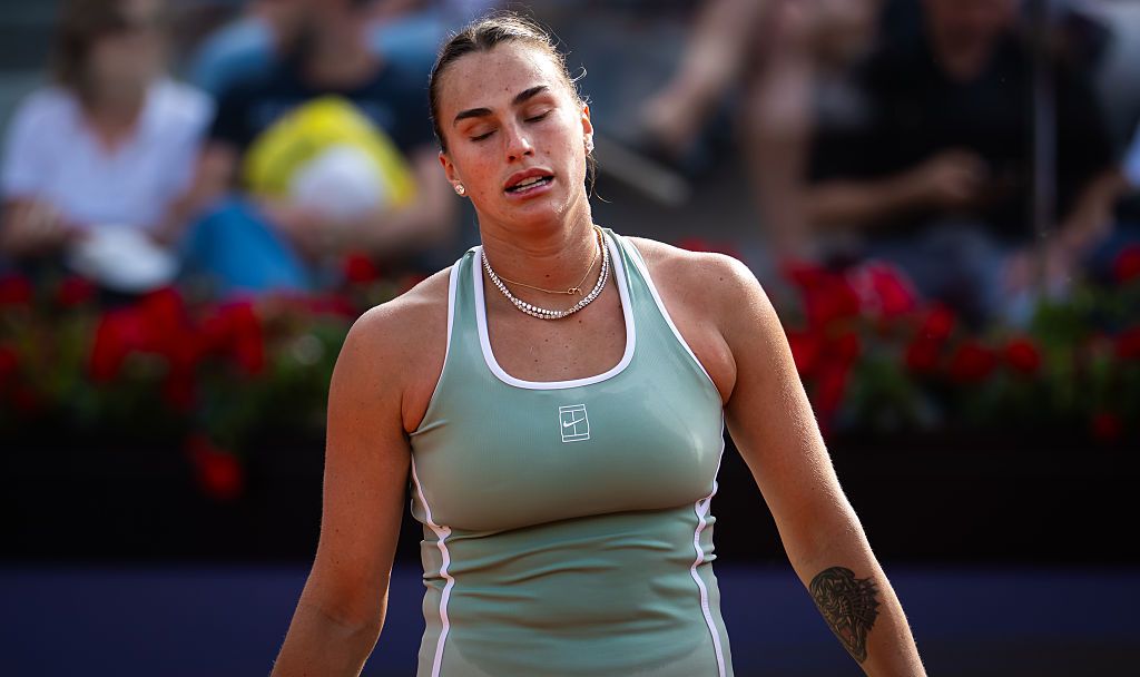 Sabalenka upada