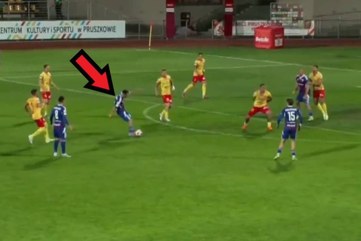 Gol z klasą w I lidze: Andrzejczak szokował pięknym strzałem