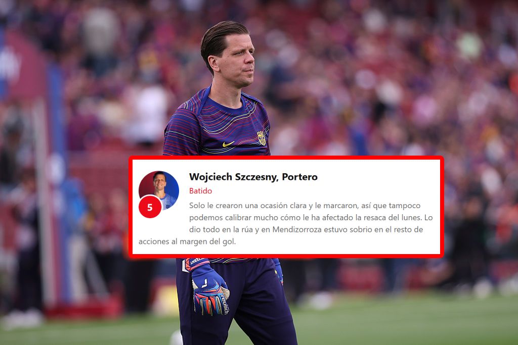 Szczęsny w Hiszpanii: szpila, kac i porażka