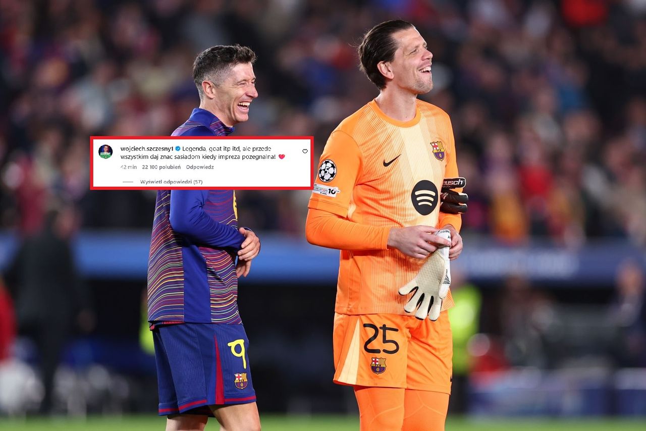 Cały Szczęsny! Tak skomentował decyzję Lewandowskiego