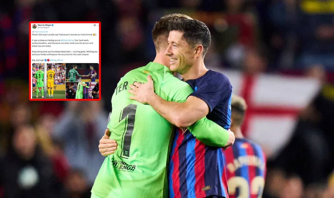 Lewandowski odchodzi. Tak pożegnał go ter Stegen. Wzruszający wpis