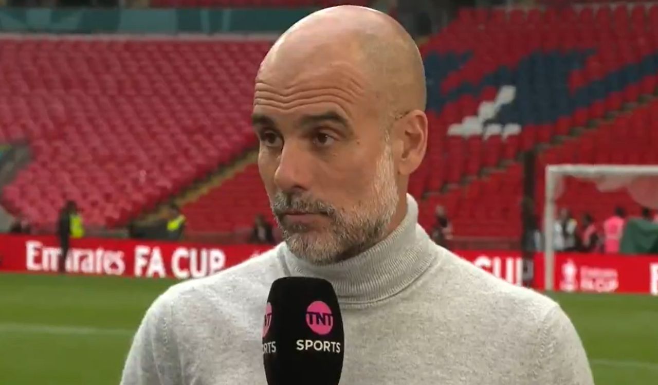 Po tym pytaniu Guardiola przerwał wywiad. To rzucił na pożegnanie