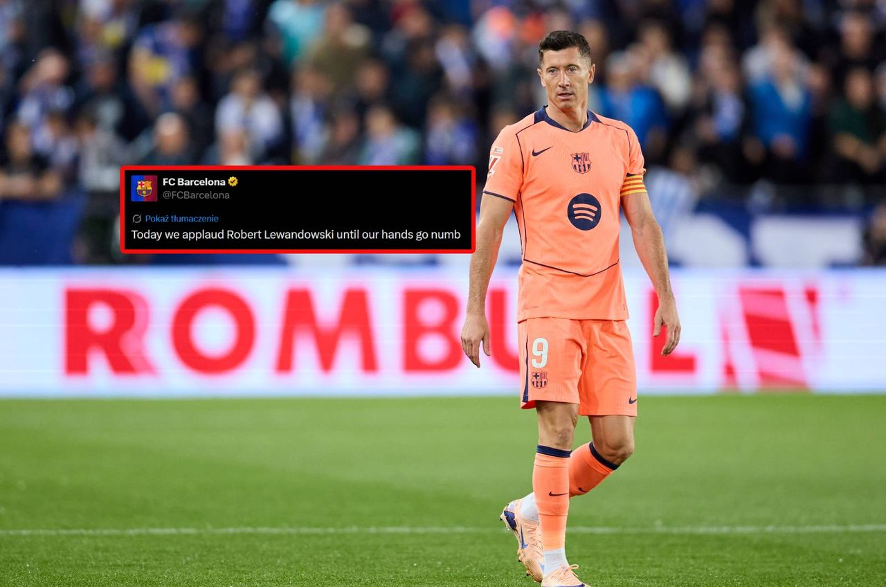 Wymowny wpis Barcelony przed meczem. Chodzi o Lewandowskiego