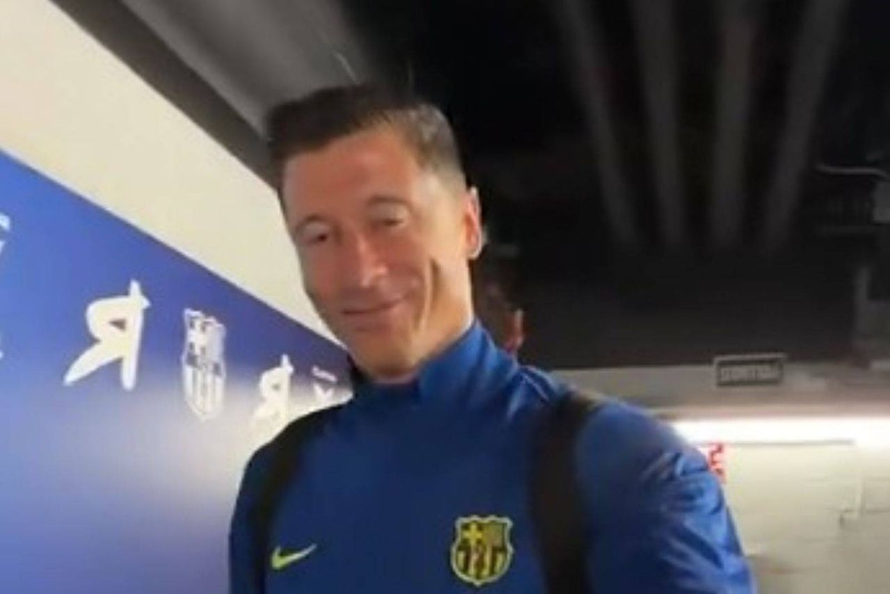 "Legenda jest w domu". Barcelona pokazała nagranie z Lewandowskim
