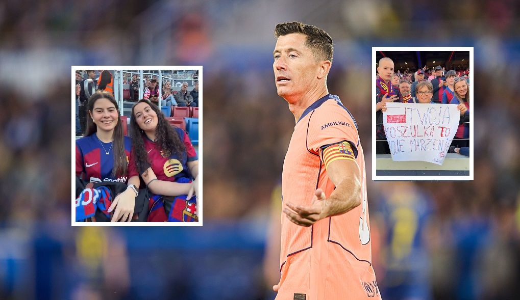 Piękne obrazki. Kibice Barcelony dziękują Lewandowskiemu