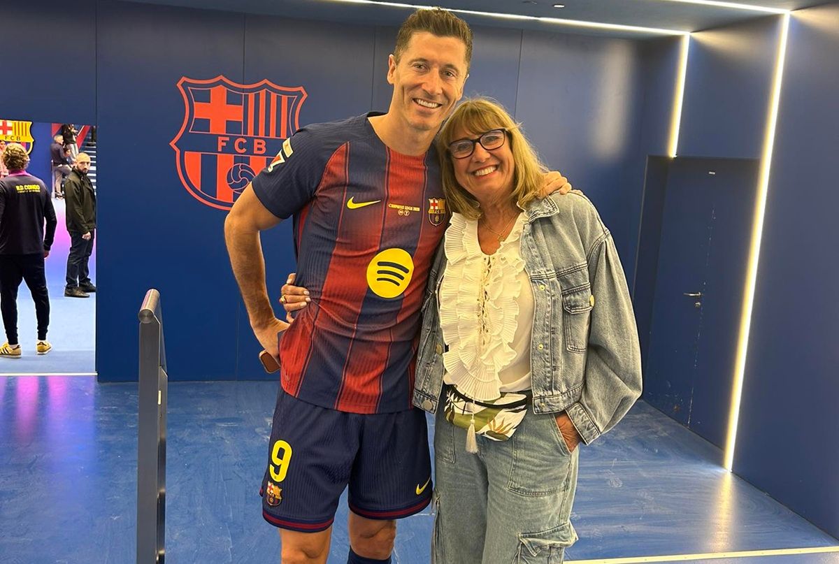 Mama Lewandowskiego na meczu. Wzruszające słowa