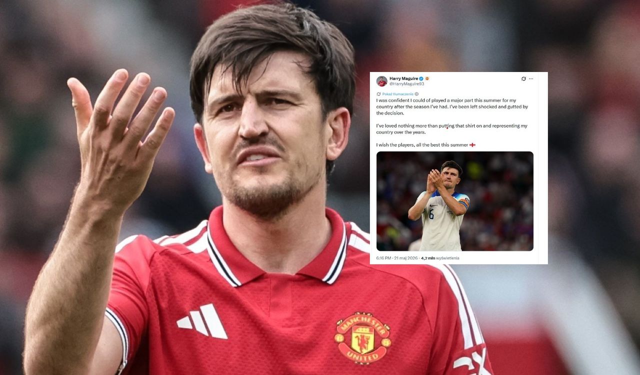 Maguire nie pojedzie na MŚ – reakcja, która wstrząsnęła fanami