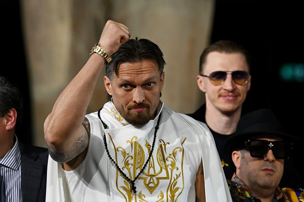 Usyk skradł show przed walką. "Niesie ze sobą Ukrainę"