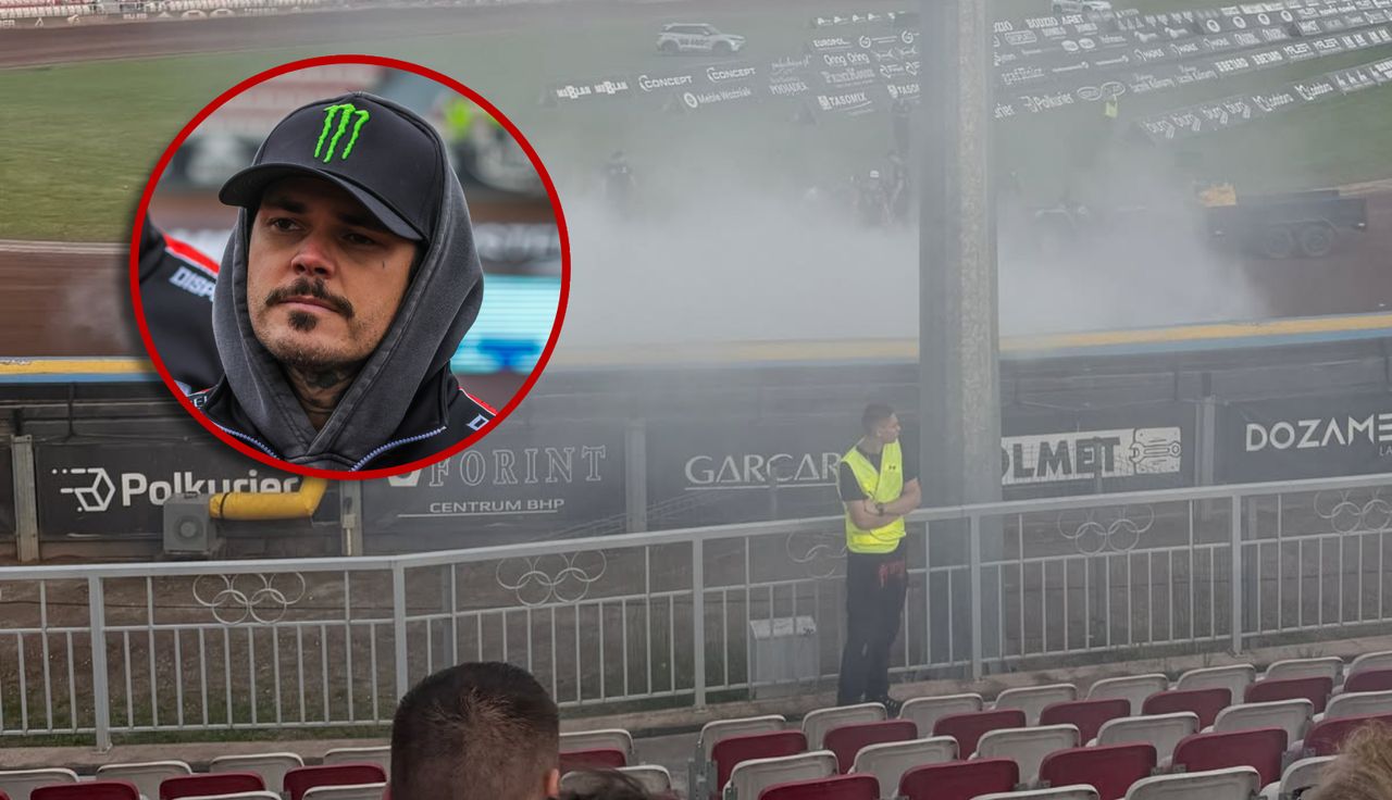 Żużel. Chwile grozy w Ostrowie. Ratowniczka odciągnęła Woffindena od płonącego motocykla