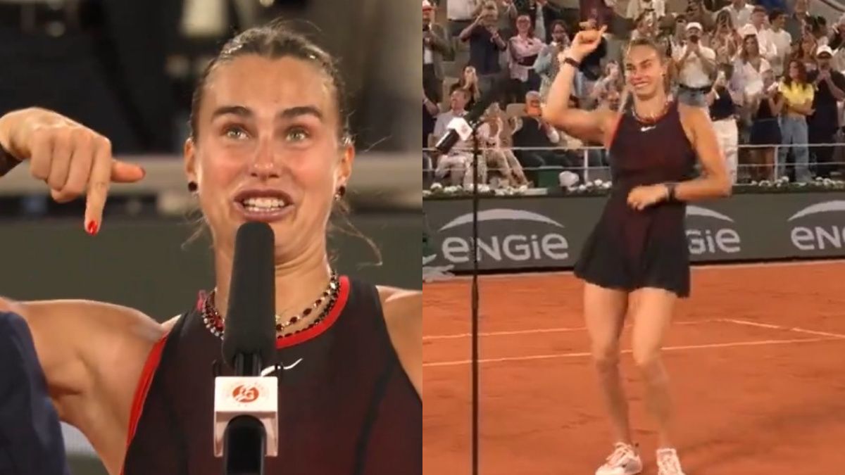 Hit! Sabalenka tańczyła na korcie