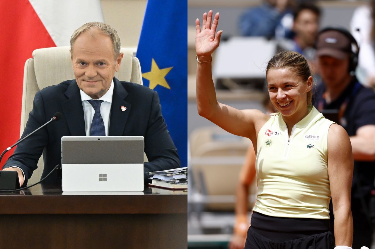 Tusk reaguje na sukces Chwalińskiej: Premier docenił tenisistkę