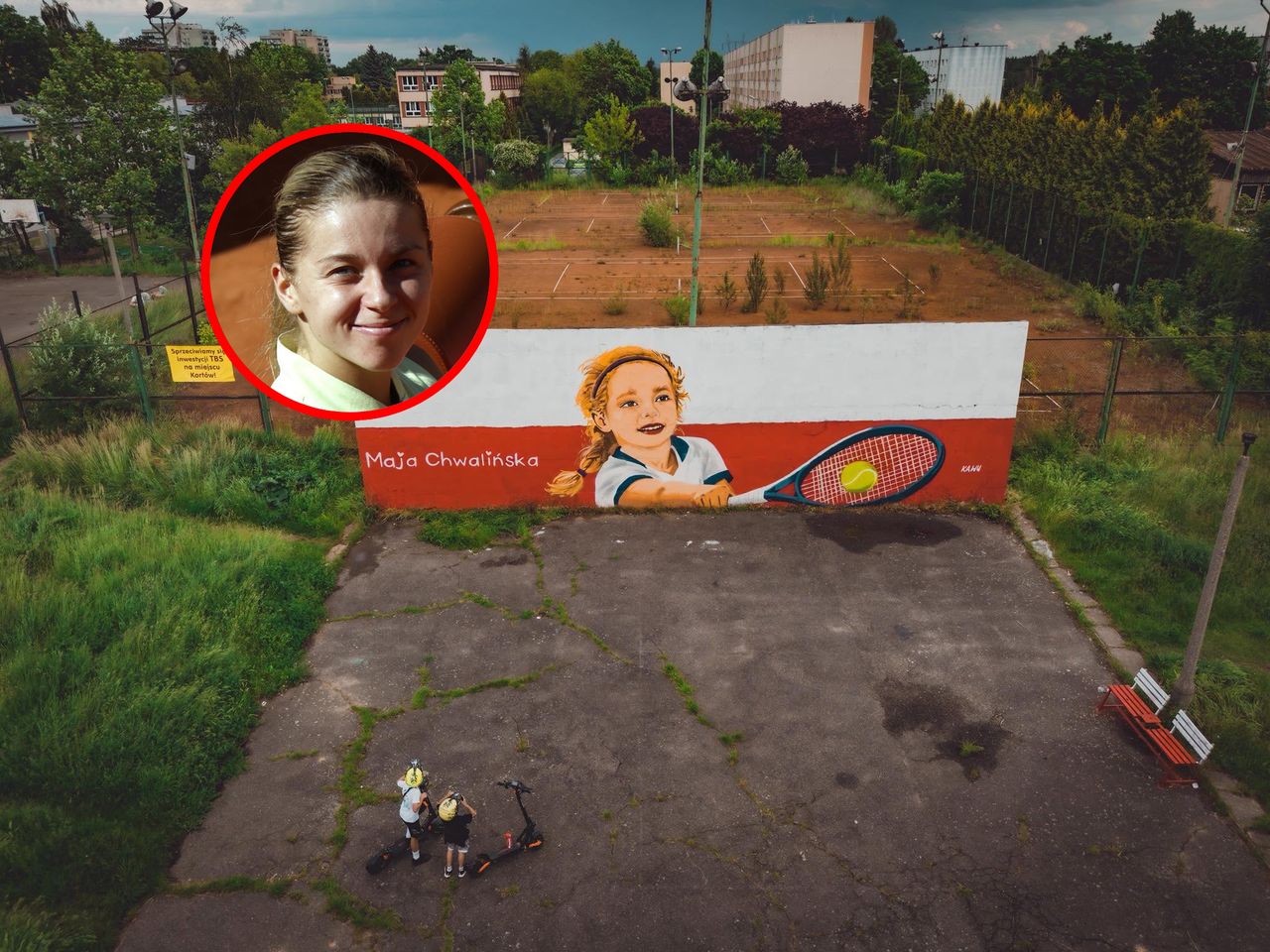 Tu trenowała Maja Chwalińska. Korty zamienią się w TBS-y, miasto tłumaczy