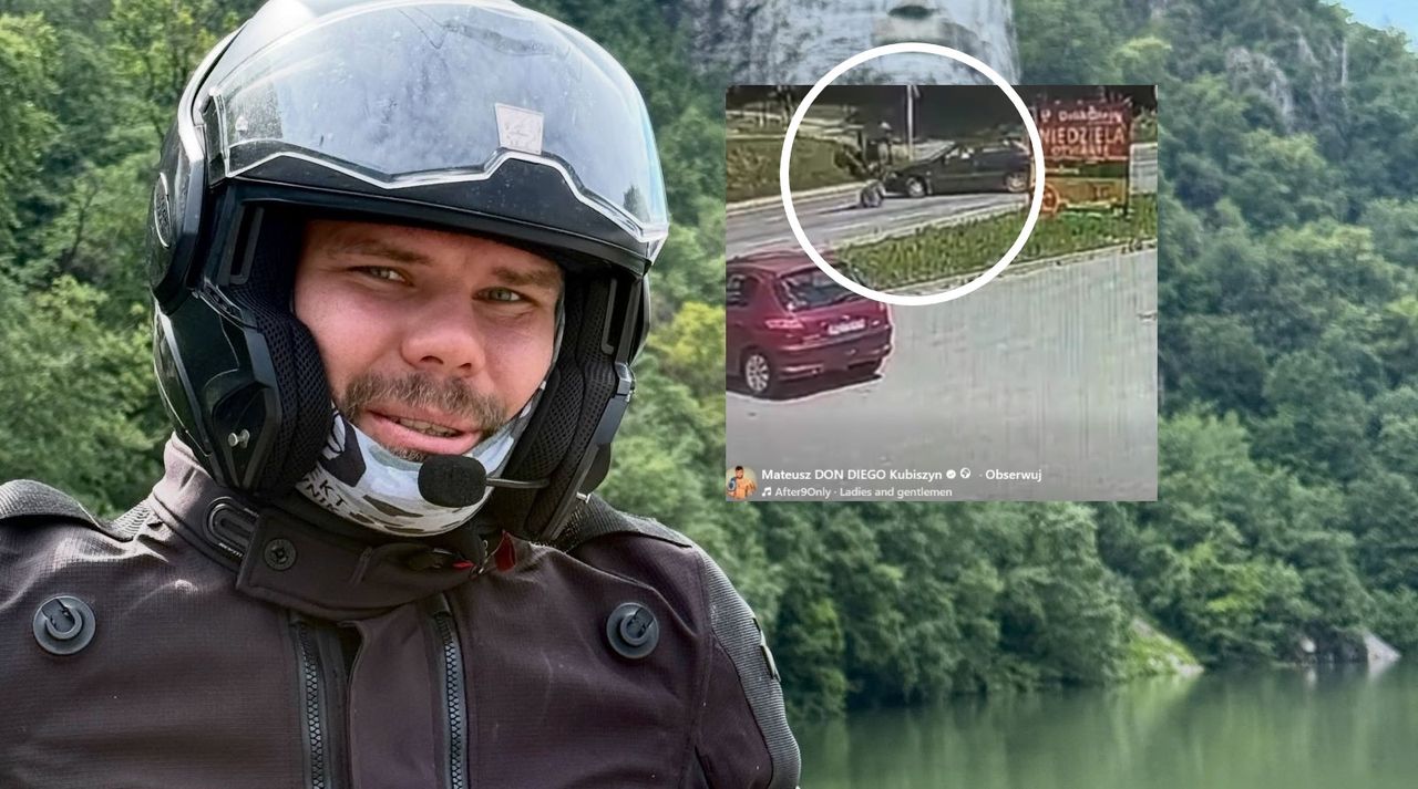 Pokazał przerażające nagranie. Polski wojownik miał wypadek na motocyklu