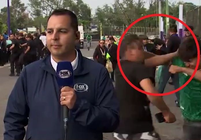 Od razu przerwali transmisję. Sceny podczas wejścia na żywo
