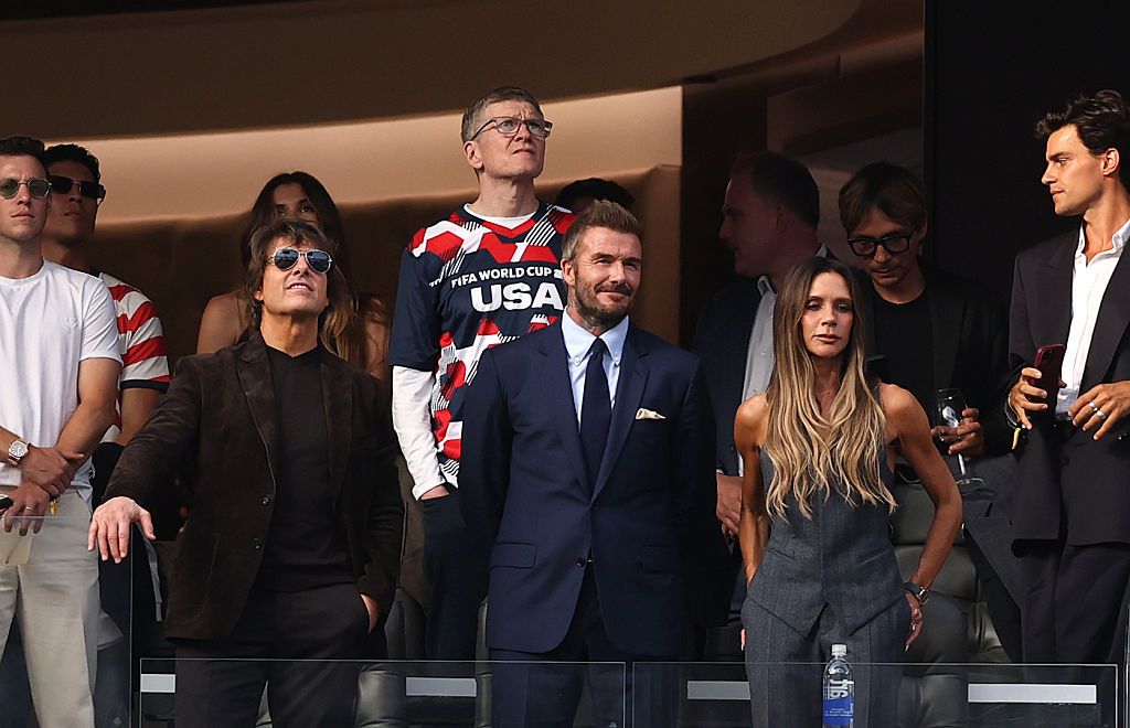 Poznajesz? Oto z kim Beckham kibicował na mundialu