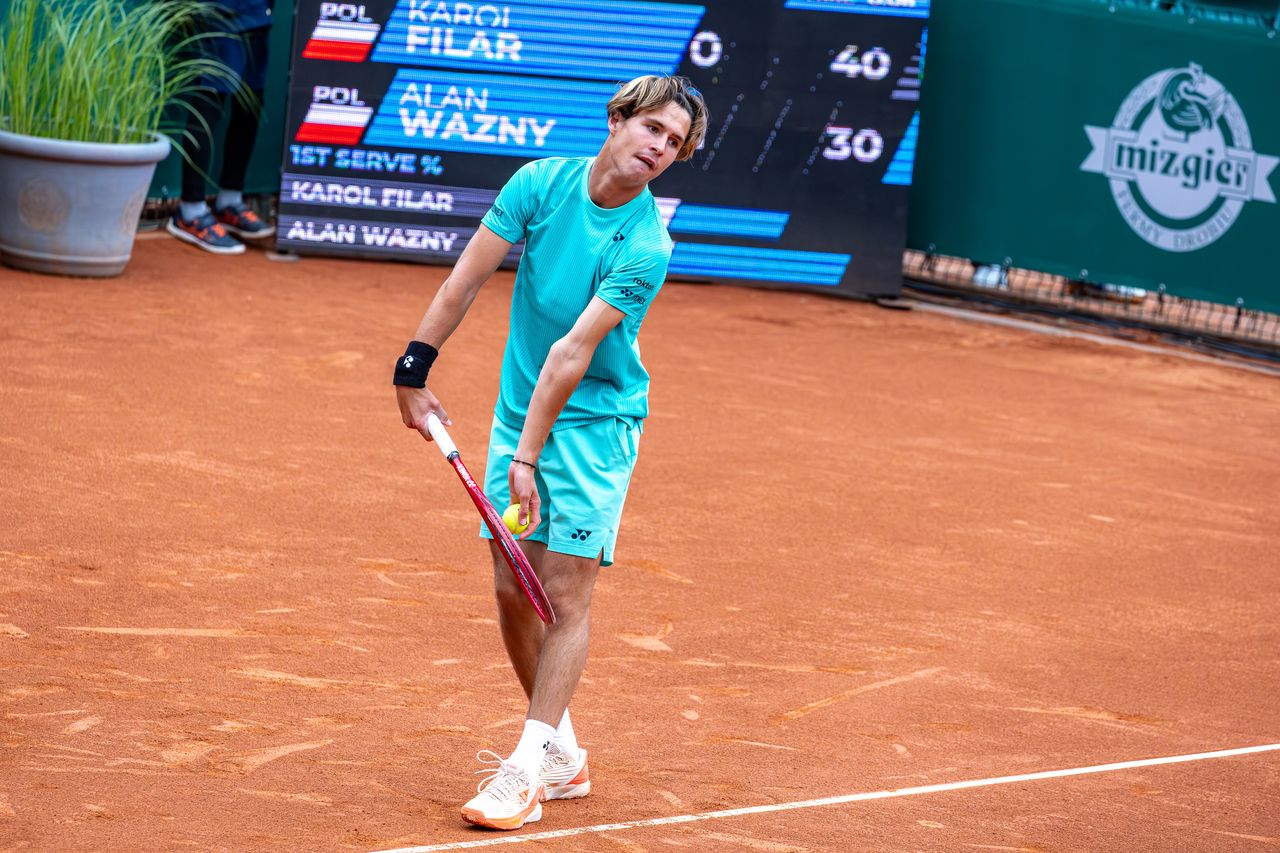 Alan Ważny zagra w finale ITF w Rzeszowie po trzysetowym półfinale