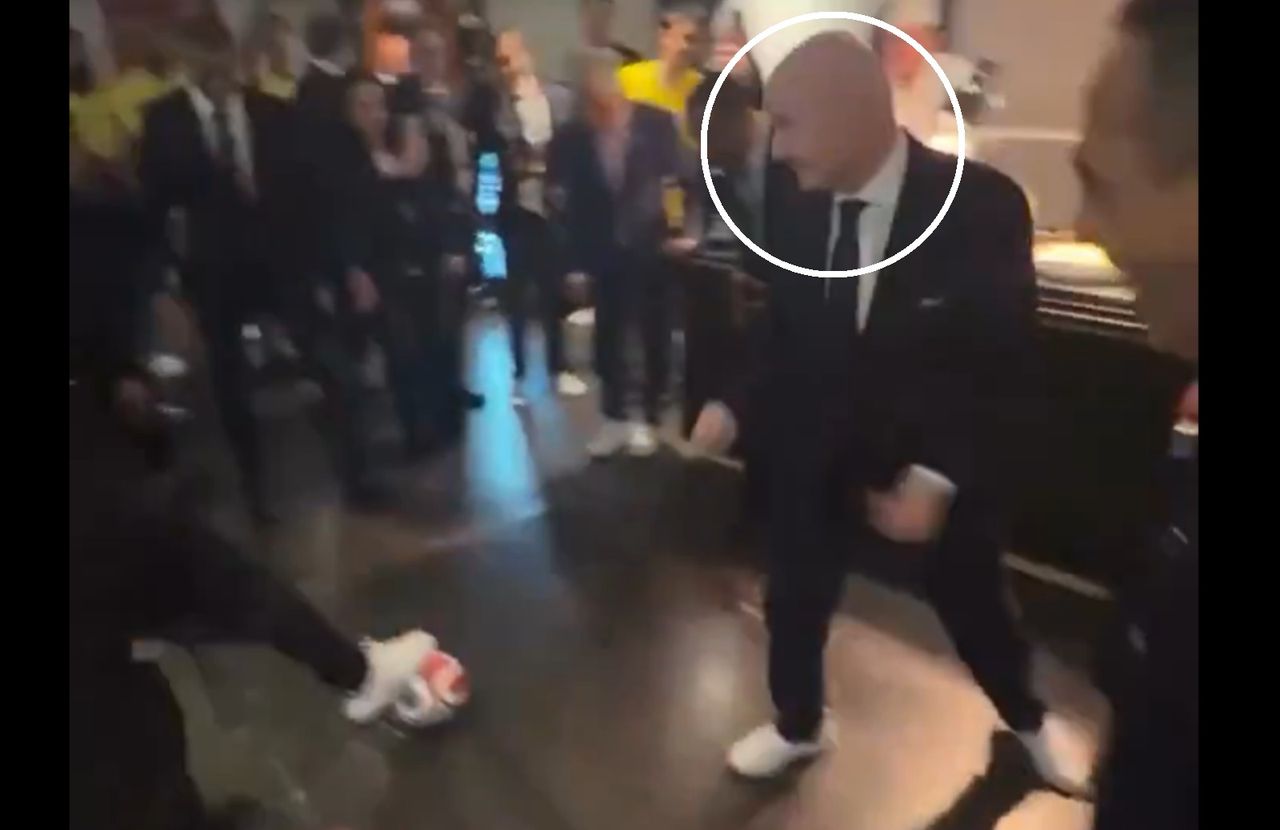 Infantino "upokorzony" przez Brazylijczyków. Film niesie się po sieci