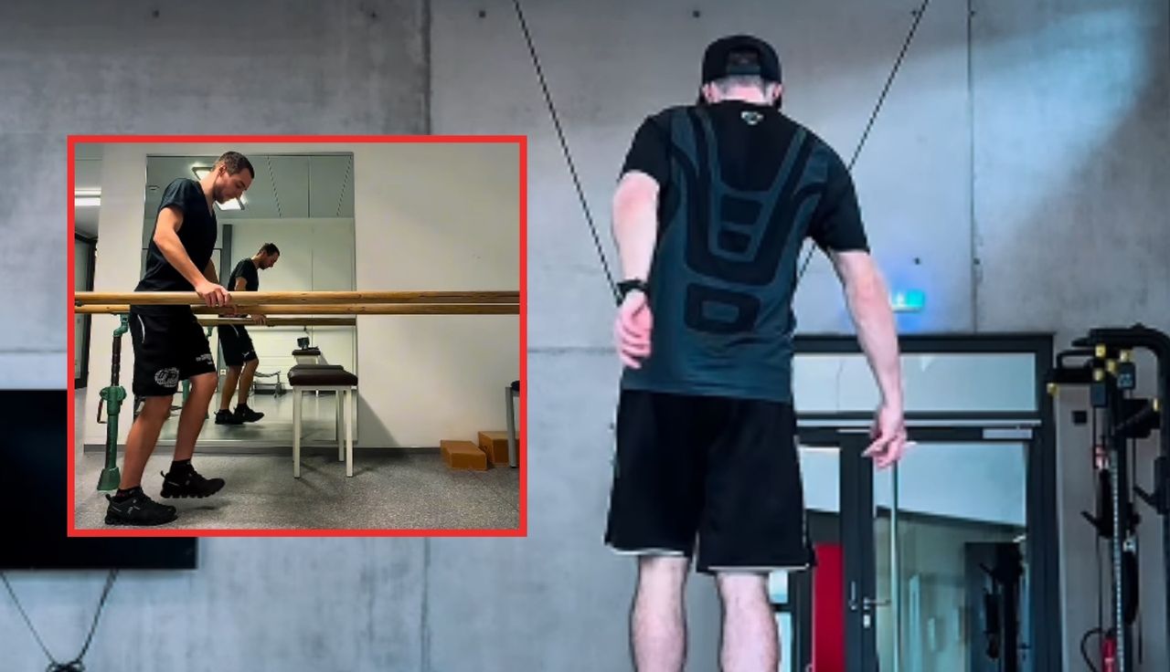 Max Dilger po 617 dniach rehabilitacji po złamaniu kręgosłupa pokazuje postępy